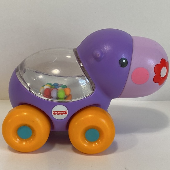 FISHER PRICE POPPITY POP TURTLE AND HIPPO - Picture 4 of 16